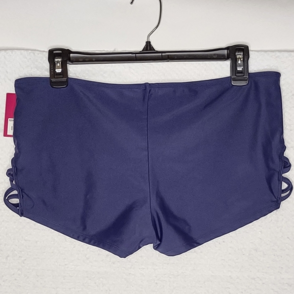 SO Swim Shorts Women's Sz XL Blue Nylon Spandex Polyester NWT - Picture 14 of 14